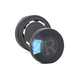 Coussinets de rechange pour Jabra Evolve 75, 75+, UC, MS, Mousse à mémoire + cuir PU, Noires, Gel Rafraîchissant, 1 Paire