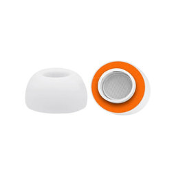 Embouts en silicone de rechange pour Apple AirPods 1, 2 Pro, M, Mousse à mémoire, Blanches