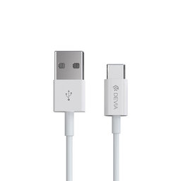 Câble USB / USB-C Smart, 2.1A, 2m, blanc, Devia