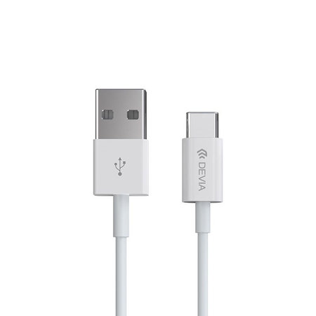 Câble USB / USB-C Smart, 2.1A, 2m, blanc, Devia