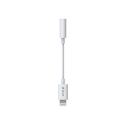 Adaptateur Smart Jack 3,5mm / Lightning, blanc, Devia