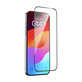 Verre trempé FullCover avec applicateur pour iPhone 15 Pro, Devia
