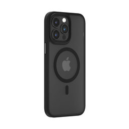 Coque Pino avec MagSafe pour iPhone 15, Noire, Devia