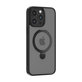 Coque Delight avec MagSafe pour iPhone 15 Pro Max, Noire, Devia