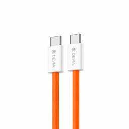 Câble USB-C / USB-C Smart, PD 60W, 1m, orange, Devia