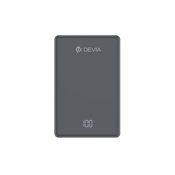 PowerBank MagSafe Extreme Speed Mini avec écran, PD 20W, 10000mAh, Space Grey, Devia