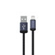 Câble Lightning / USB Gracious, 2,4A, 1m, noir, Devia