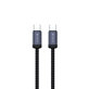 Câble USB-C / USB-C Gracious, PD 60W, 2m, noir, Devia
