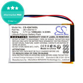 Batterie pour Garmin Nüvi 700, 710, 760, 765, Nuvi 3590, 1250mAh, Li-Pol, 3.7V, 361-00019-11, HQ