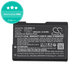 Batterie pour Nikon D3100 DSLR, 900mAh, Li-Ion, 7.4V, EN-EL14, HQ