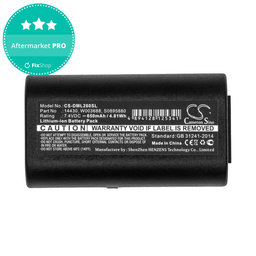 Batterie pour Dymo 260, 280, 650, 650mAh, Li-Ion, 7.4V, 14430, HQ
