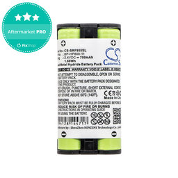 Batterie pour Sony MDR RF995, MDR RF400, 700mAh, Ni-MH, 2.4V, BP-HP800-11, HQ