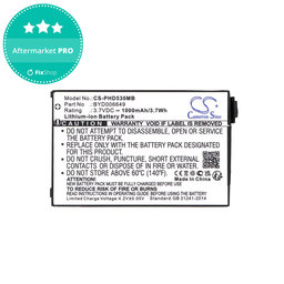 Batterie pour Philips Avent Eco SCD535 DECT, 1000mAh, Li-Ion, 3.7V, BYD001743, HQ