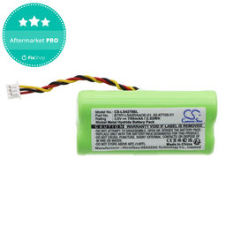 Batterie pour Symbol DS6878, LS4278, 700mAh, Ni-MH, 3.6V, BTRY-LS42RAAOE-01, HQ