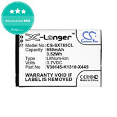 Batterie pour Siemens Gigaset, Openstage, SL, 950mAh, Li-Ion, 3.7V, V30145-K1310-X445, HQ