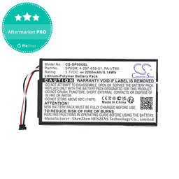 Batterie pour Sony PS Vita, 2200mAh, Li-Pol, 3.7V, SP65M, HQ