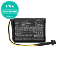 Batterie pour TomTom One 140, Go 500, 950mAh, Li-ion, 3.7V, P2, HQ