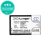 Batterie pour Doro 1370, 1372, 2404, 6040, 1200mAh, Li-ion, 3.7V, DBO-1000A, HQ