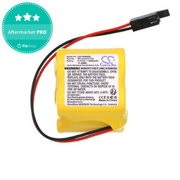 Batterie pour GE FANUC ALPHA iSV, BETA iSV, 2900mAh, Li-MnO2, 6V, A98L-0031-0025, HQ