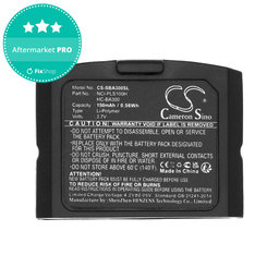 Batterie pour Sennheiser IS 410, IS 4200, RR 4200, SET 830, SET 840, 150mAh, Li-Pol, 3.7V, HC-BA300, HQ