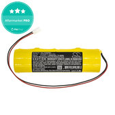 Batterie pour Jablotron JA80A, 12000mAh, Li-MnO2, 6V, 2CR34615, HQ