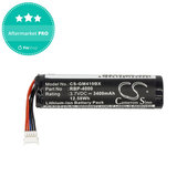 Batterie pour Datalogic GM4100, 4400, 3400mAh, Li-ion, 3.7V, 128000894, HQ