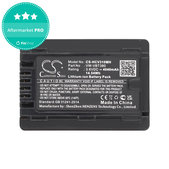 Batterie pour Panasonic HC-550EB, 4040mAh, Li-Ion, 3.6V, VW-VBT380, HQ