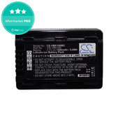 Batterie pour Panasonic HDC, HC a SDR, 1500mAh, Li-Ion, 3.7V, VW-VBK180, HQ