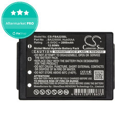 Batterie pour HBC Linus 6, Spectrum 1, 2, A, B, 2000mAh, Ni-MH, 6V, BA225000, HQ