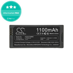 Batterie pour DJI Tello, 1100mAh, Li-Pol, 3.8V, T01, HQ