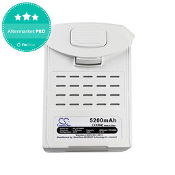 Batterie pour DJI Phantom 4, 5200mAh, Li-Pol, 15.2V, HQ