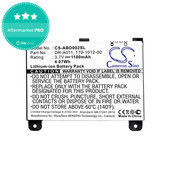 Batterie pour Amazon Kindle 2, 1100mAh, Li-Ion, 3.7V, DR-A011, HQ