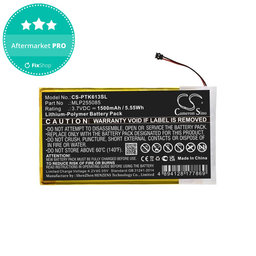 Batterie pour Pocketbook 611, Pocketbook 625, 1500mAh, Li-Pol, 3.7V, MLP255085, HQ