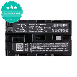 Batterie pour Line 6 James Tyler Variax, Line 6 JTV Guitar, 2600mAh, Li-Ion, 7.4V, BA12, HQ