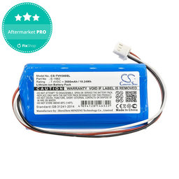 Batterie pour Televes H30FLEX, 2600mAh, Li-Ion, 7.4V, E-1982, HQ