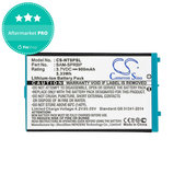 Batterie pour Nintendo Advance SP, AGS, 900mAh, Li-Ion, 3.7V, SAM-SPRBP, HQ
