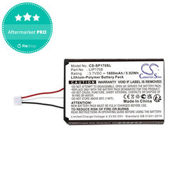 Batterie pour Sony PS5 DualSense, 1600mAh, Li-Pol, 3.7V, LIP1708, HQ