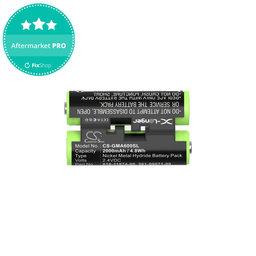 Batterie pour Garmin Oregon 600, 650, Astro 320, 430 Striker 4, 2000mAh, Ni-MH, 2.4V, 010-11874-00, HQ