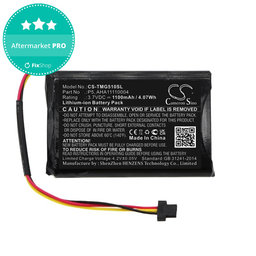 Batterie pour TomTom Go 510, 1100mAh, Li-Ion, 3.7V, AHA11110004, HQ