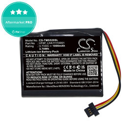 Batterie pour TomTom Start 52, 1000mAh, Li-Ion, 3.7V, VF6F, HQ