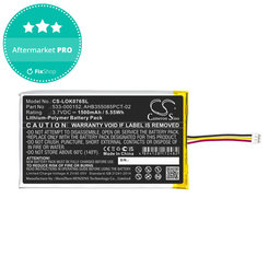Batterie pour Logitech G913, G913 TKL, G915, G915TKL, 1500mAh, Li-Pol, 3.7V, 533-000152, HQ
