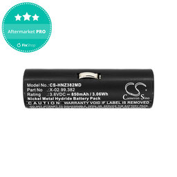 Batterie pour Heine Beta Handles, Heine Ophthalmoscope Beta 200, 850mAh, Ni-MH, 3.6V, X-02.99.382, BATT/110904-A1, HQ