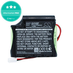 Batterie pour Cefarm Rehab 4, Stimulator Globus Mystim, 2000mAh, Ni-MH, 7.2V, BATT/110466, HQ