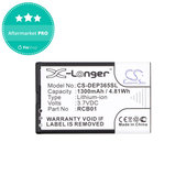 Batterie pour Doro Primo 365, 1300mAh, Li-Ion, 3.7V, RCB01, HQ