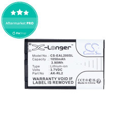 Batterie pour Emporia Essence Plus, Talk comfort, V20, 1050mAh, Li-Ion, 3.7V, AK-RL2, HQ