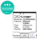 Batterie pour Doro PhoneEasy 2314, 2315, 1360, 520, 800mAh, Li-Ion, 3.7V, DBF-800A, HQ