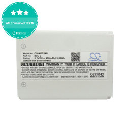 Batterie pour Nokia 1220, 1221, 3310, 950mAh, Li-Ion, 3.7V, BLC-2, HQ