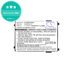 Batterie pour Motorola V3688, V2188, L2000, V998+, 900mAh, Li-Ion, 3.7V, SNN5341A, HQ