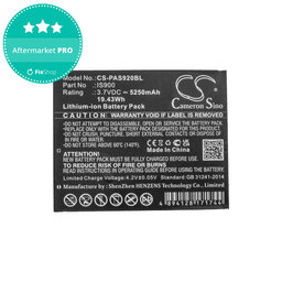 Batterie pour Pax A920, A920c, 5250mAh, Li-Ion, 3.7V, IS900, HQ
