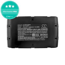 Batterie pour Milwaukee 0721-20, V28 Vc, Wurth Bs 28-A Combi, 4000mAh, Li-Ion, 28V, 48-11-2830, HQ
